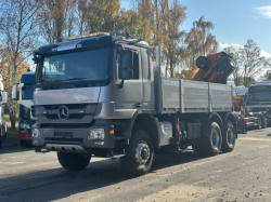 Mercedes-Benz Actros 3341 6x6 Pritche Kran Palfinger 33002
