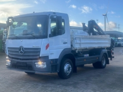 Mercedes-Benz Atego 1224 Kipper Kran Greifer 