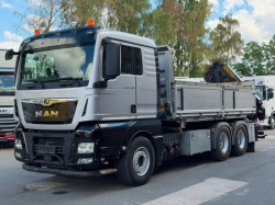MAN TGX 33.500 6x4 Kipper Kran Palfinger PK19.001SLD